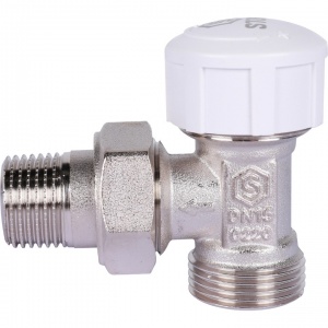 Клапан термостатический угловой 1/2"х3/4" евроконус STOUT