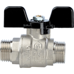 Кран шаровой STOUT 1/2" HP/НР бабочка